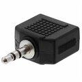 Cmple 3.5 mm Stereo Plug to 2 x 3.5 mm Stereo Jack Adapter 125-N